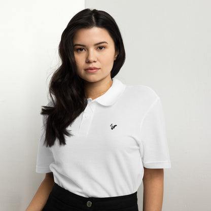 Unisex Embroidery pique polo shirt